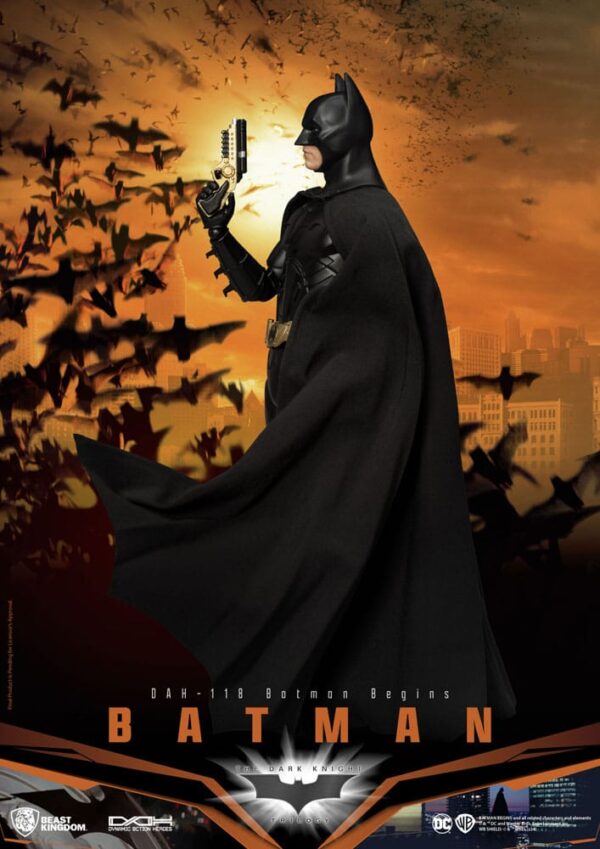 DC Comics Dynamic 8ction Heroes Akció Figura 1/9 Batman (Batman Begins) 21 cm