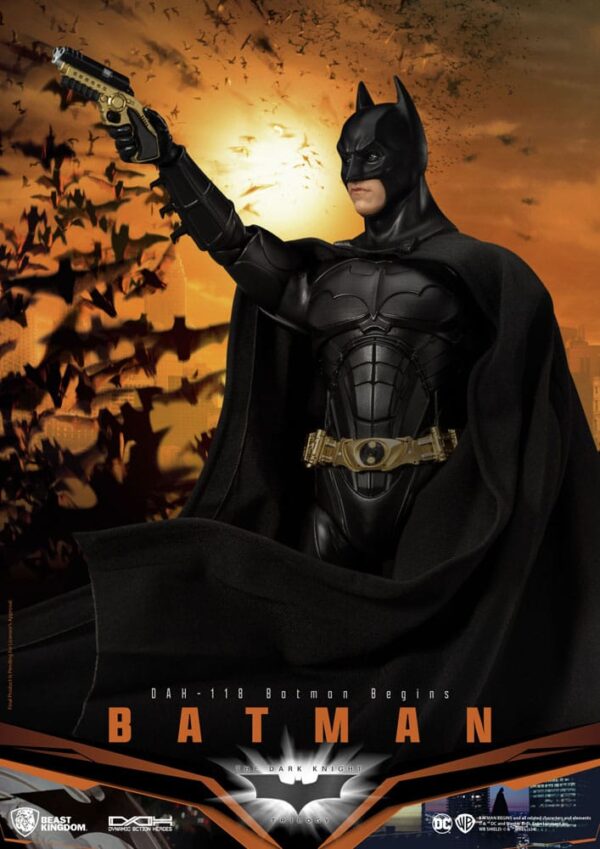 DC Comics Dynamic 8ction Heroes Akció Figura 1/9 Batman (Batman Begins) 21 cm