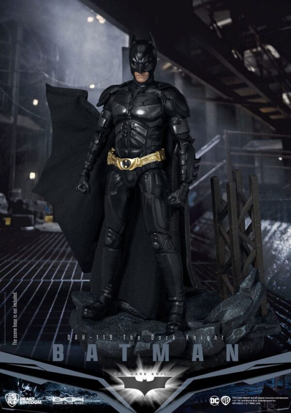 DC Comics Dynamic 8ction Heroes Akció Figura 1/9 Batman (The Dark Knight) 21 cm