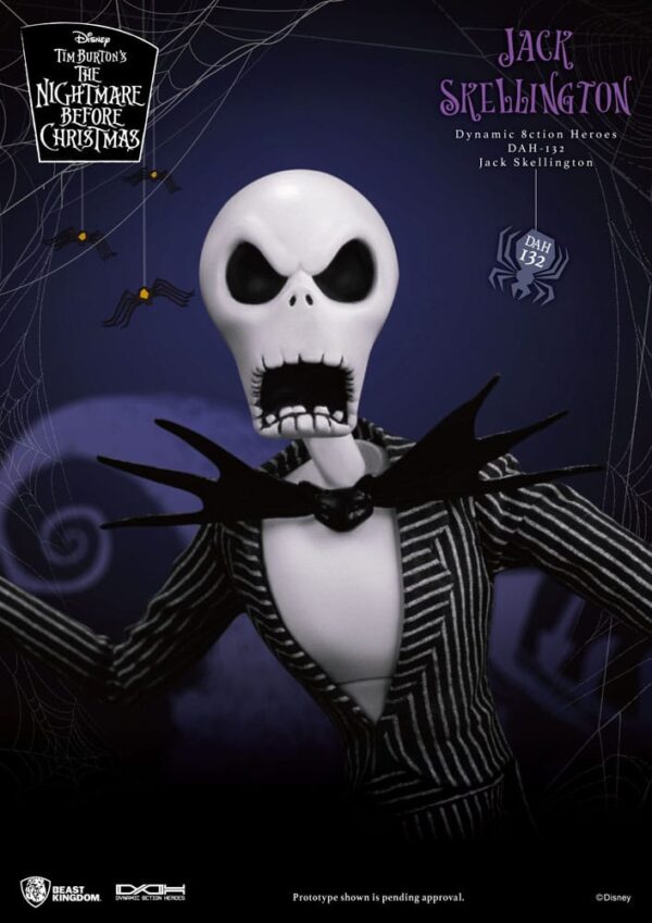 Nightmare before Christmas Dynamic 8ction Heroes Akció Figura 1/9 Jack 21 cm