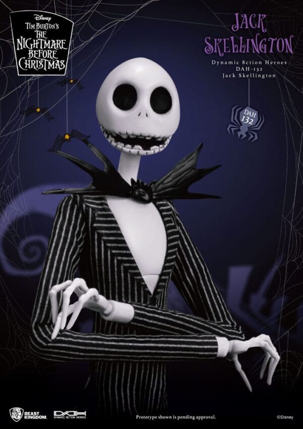 Nightmare before Christmas Dynamic 8ction Heroes Akció Figura 1/9 Jack 21 cm