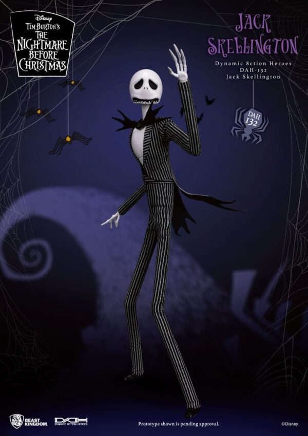Nightmare before Christmas Dynamic 8ction Heroes Akció Figura 1/9 Jack 21 cm