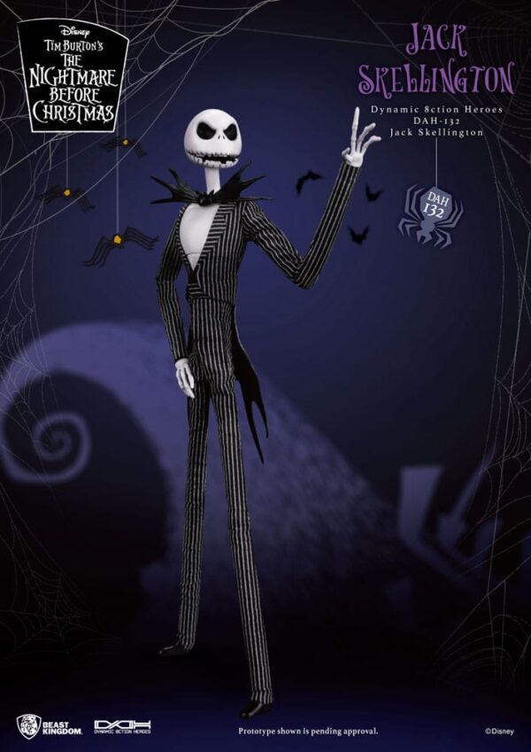 Nightmare before Christmas Dynamic 8ction Heroes Akció Figura 1/9 Jack 21 cm