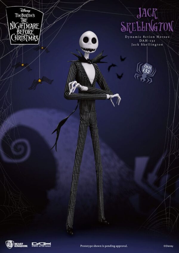 Nightmare before Christmas Dynamic 8ction Heroes Akció Figura 1/9 Jack 21 cm