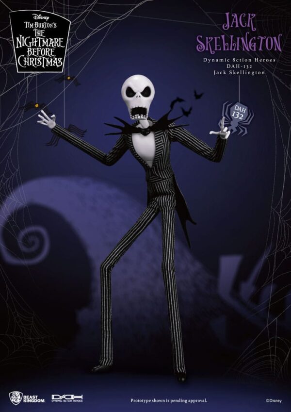 Nightmare before Christmas Dynamic 8ction Heroes Akció Figura 1/9 Jack 21 cm