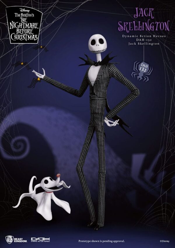 Nightmare before Christmas Dynamic 8ction Heroes Akció Figura 1/9 Jack 21 cm