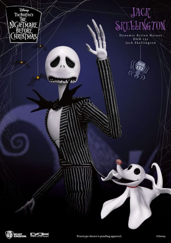 Nightmare before Christmas Dynamic 8ction Heroes Akció Figura 1/9 Jack 21 cm