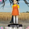 Squid Game Akció Figura with Sound Young Hee Doll 30 cm