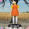 Squid Game Akció Figura with Sound Young Hee Doll 30 cm