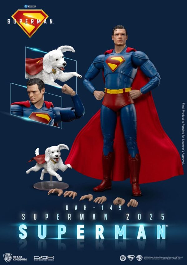 Superman (2025) Akció Figura Superman & Krypto 21 cm