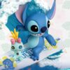 Disney Summer Series D-Stage PVC Diorama Stitch Surf 15 cm