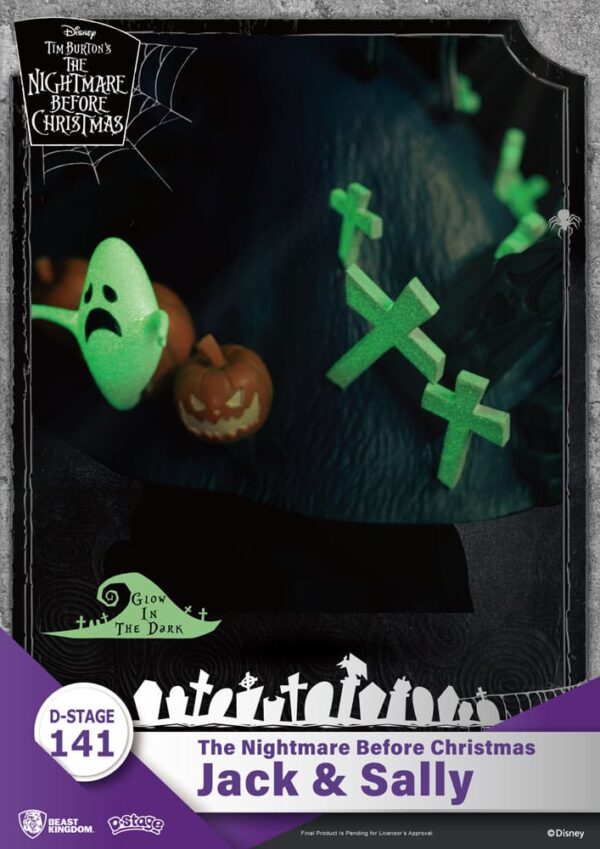 Nightmare before Christmas D-Stage PVC Diorama Jack & Sally 15 cm