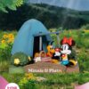 Disney D-Stage Campsite Series PVC Diorama Mini & Pluto 10 cm