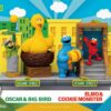 Sesame Street D-Stage PVC Szobor Oscar & Big Bird 12 cm