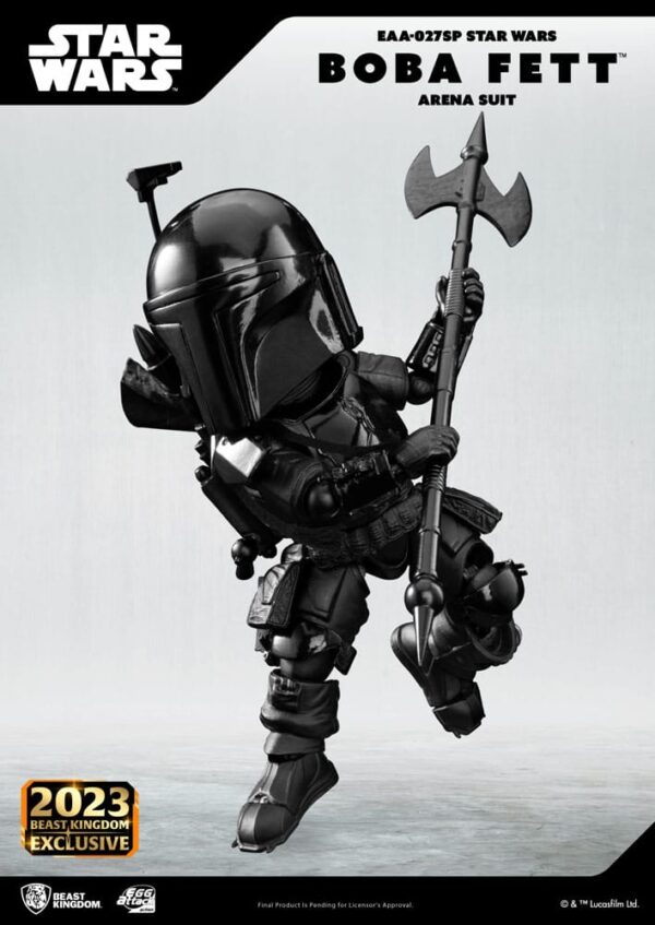 Star Wars Egg Attack Szobor Boba Fett Arena Suit 17 cm