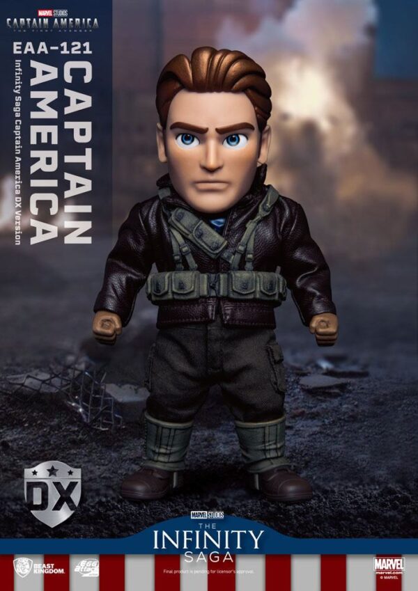 Captain America: The First Avenger Egg Attack Akció Akció Figura Captain America DX Version 17 cm