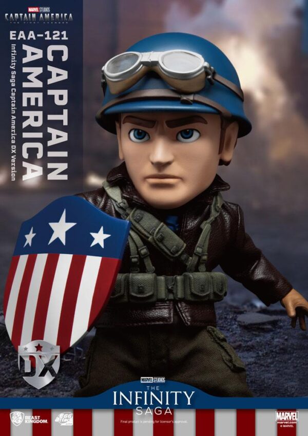 Captain America: The First Avenger Egg Attack Akció Akció Figura Captain America DX Version 17 cm