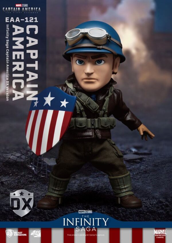 Captain America: The First Avenger Egg Attack Akció Akció Figura Captain America DX Version 17 cm