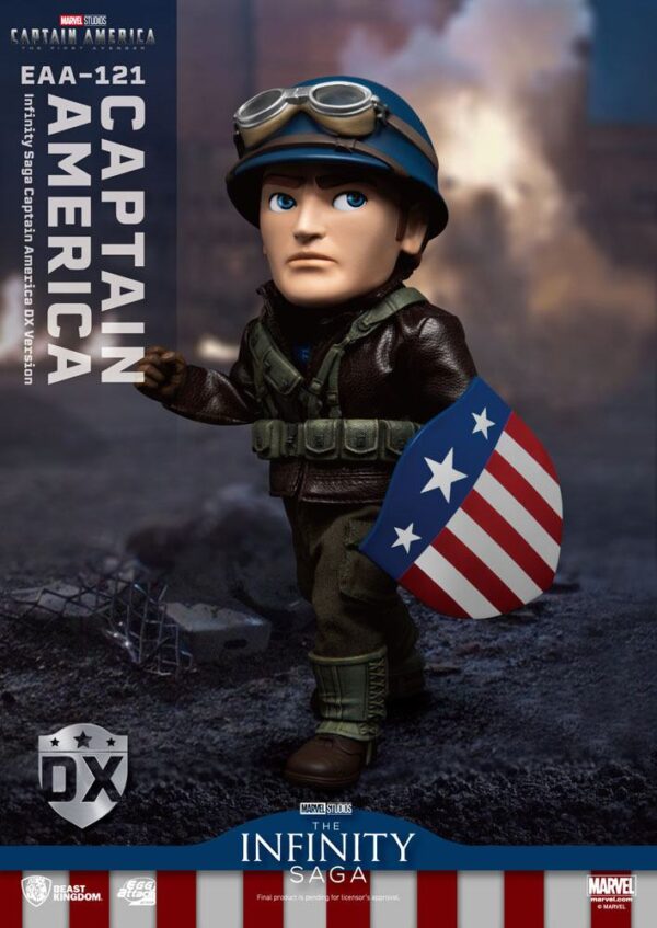 Captain America: The First Avenger Egg Attack Akció Akció Figura Captain America DX Version 17 cm