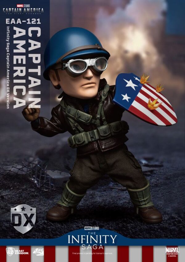 Captain America: The First Avenger Egg Attack Akció Akció Figura Captain America DX Version 17 cm