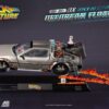 Back to the Future Egg Attack Floating Szobor Back to the Future II DeLorean Deluxe Version heo EU Exclusive 20 cm