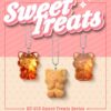 Pixar Sweet Treats Series Kulcstartós 3-Pack 4 cm