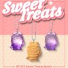 Pixar Sweet Treats Series Kulcstartós 3-Pack 4 cm