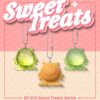 Pixar Sweet Treats Series Kulcstartós 3-Pack 4 cm