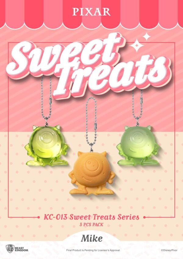 Pixar Sweet Treats Series Kulcstartós 3-Pack 4 cm