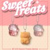 Pixar Sweet Treats Series Kulcstartós 3-Pack 4 cm