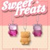 Pixar Sweet Treats Series Kulcstartós 3-Pack 4 cm