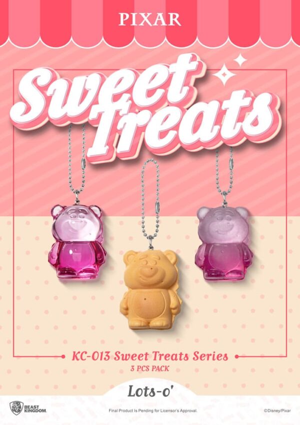 Pixar Sweet Treats Series Kulcstartós 3-Pack 4 cm