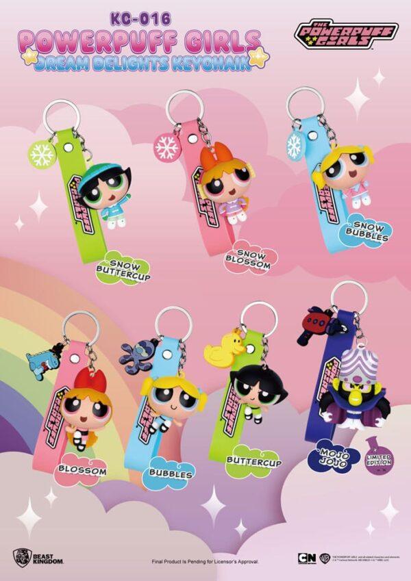 The Powerpuff Girls Kulcstartós Blind Box Dream Delights 5 cm Sortiment (6)