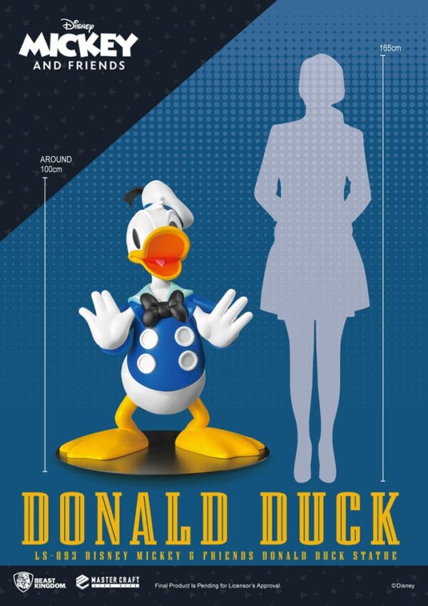 Disney Life-Size Szobor Donald Duck 103 cm