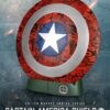 Marvel Comics PVC Captain America Shield Life Size Szobor 64 cm