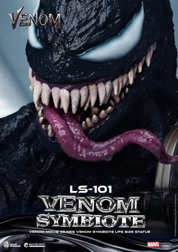 Venom Movie Series Life-Size Szobor Venom Symbiote 24 cm