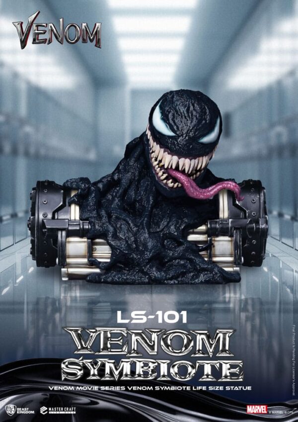 Venom Movie Series Life-Size Szobor Venom Symbiote 24 cm