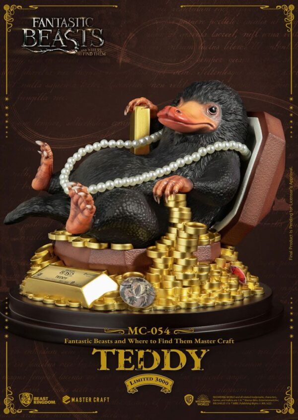 Fantastic Beasts Master Craft Szobor Teddy 21 cm