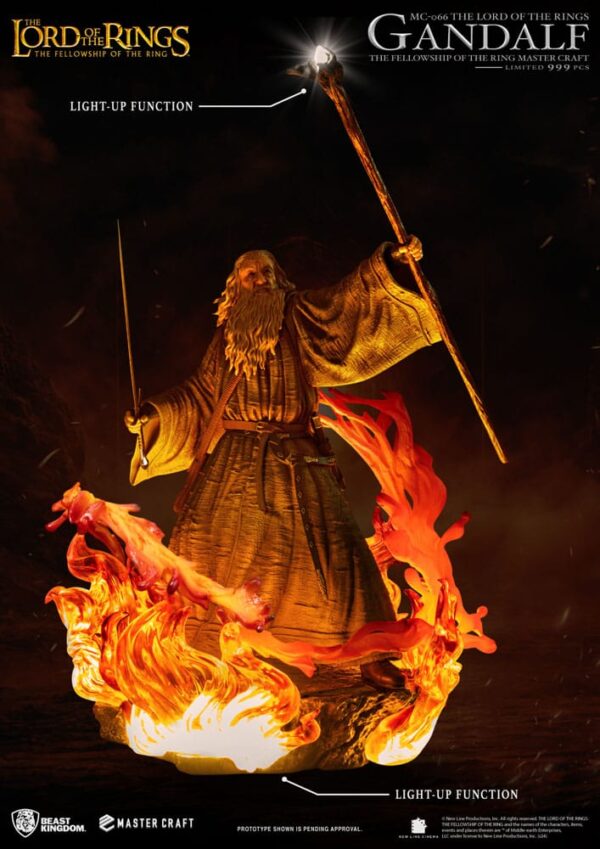 Lord of the Rings Master Craft Szobor Gandalf 58 cm