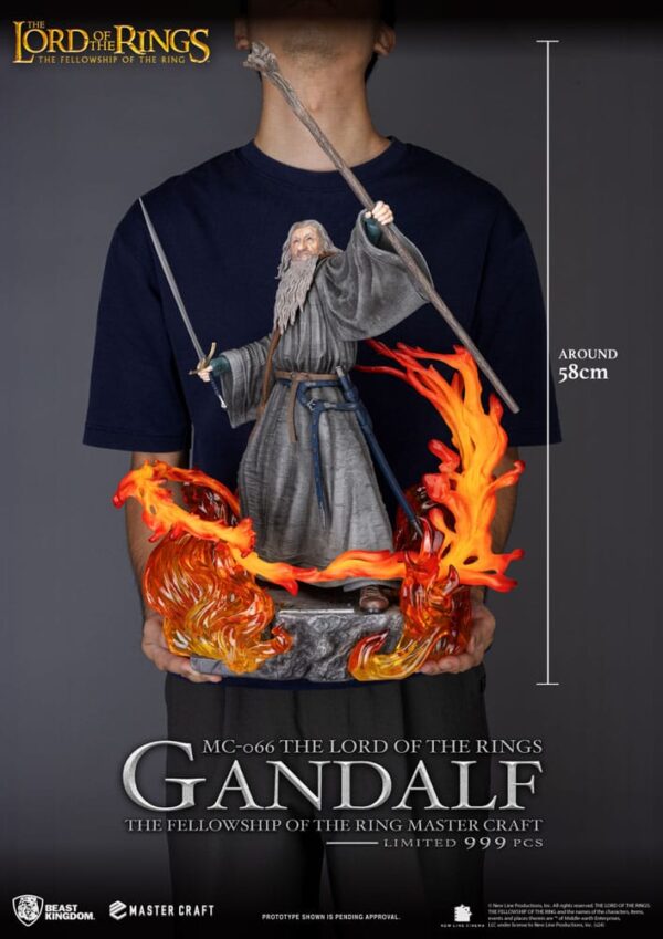 Lord of the Rings Master Craft Szobor Gandalf 58 cm
