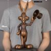 Looney Tunes 100th anniversary of Warner Bros. Studios Master Craft Szobor Bugs Bunny 46 cm