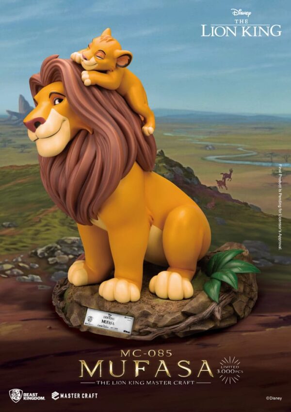 Disney Master Craft Szobor The Lion King Mufasa 36 cm