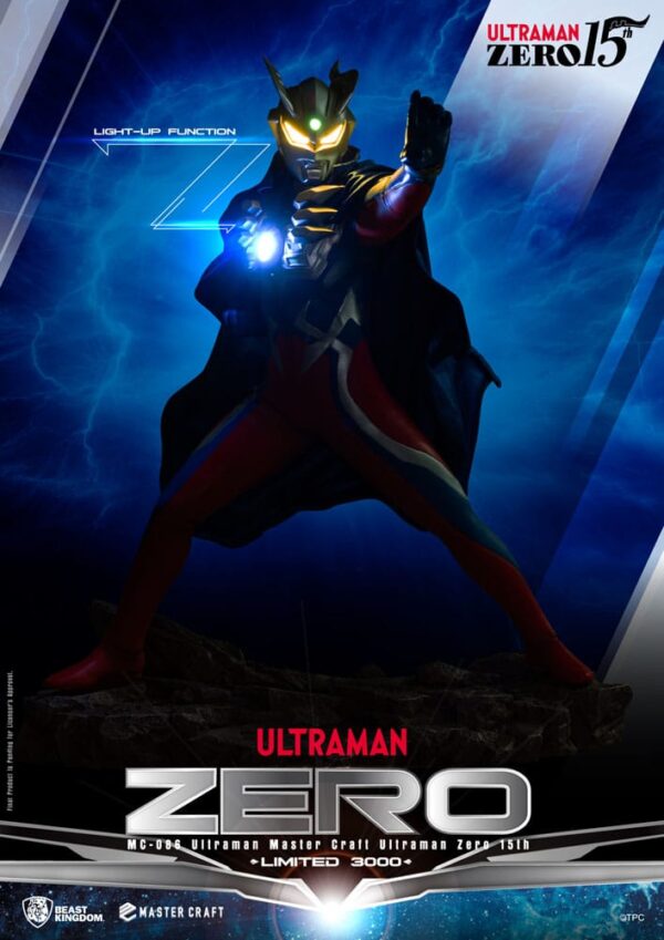 Ultraman Master Craft Szobor Ultraman Zero 15th 41 cm