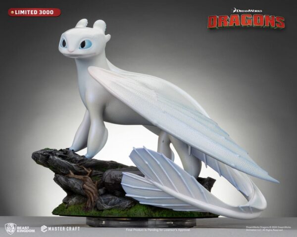 How To Train Your Dragon 3 Master Craft Szobor Light Fury 29 cm