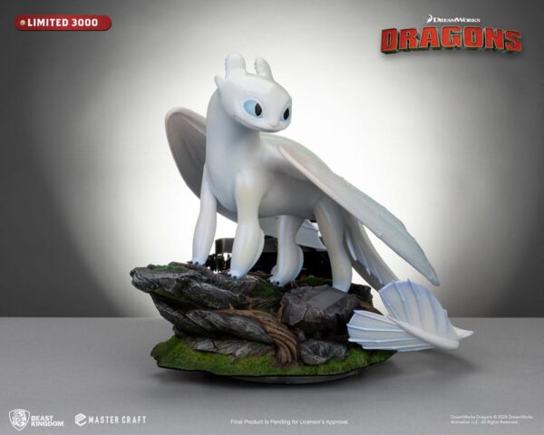 How To Train Your Dragon 3 Master Craft Szobor Light Fury 29 cm