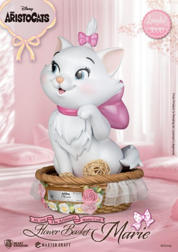 Aristocats Master Craft Szobor Flower Basket Marie 32 cm