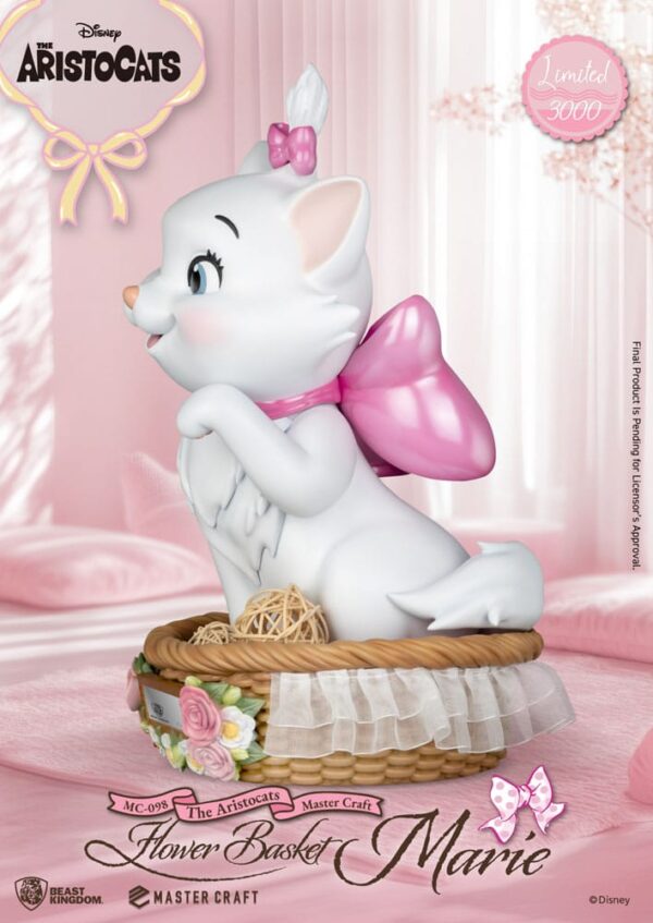 Aristocats Master Craft Szobor Flower Basket Marie 32 cm