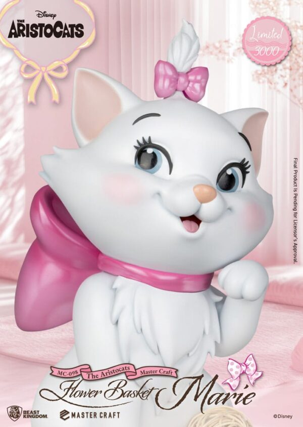 Aristocats Master Craft Szobor Flower Basket Marie 32 cm