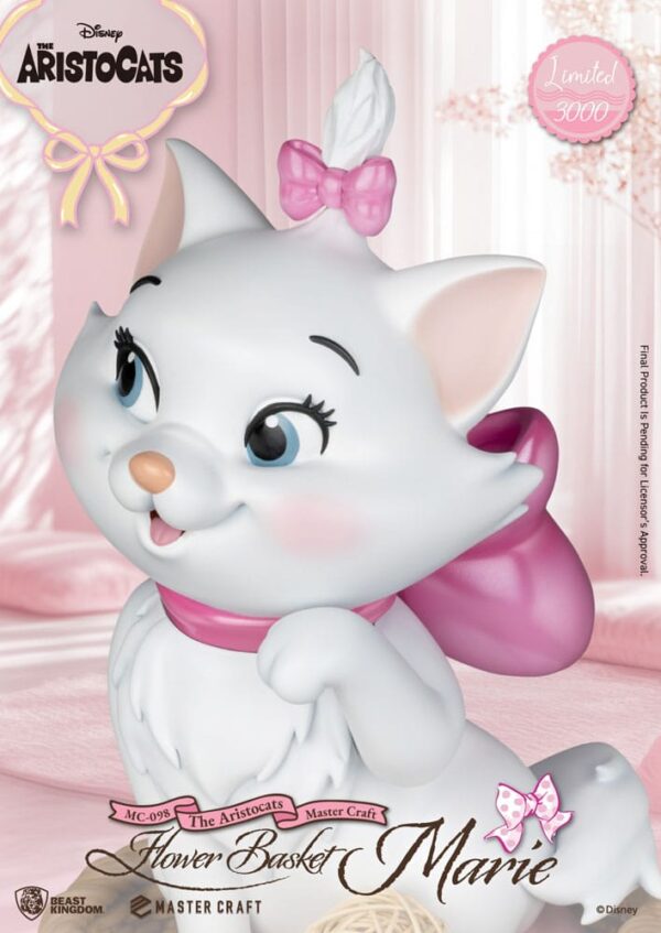 Aristocats Master Craft Szobor Flower Basket Marie 32 cm