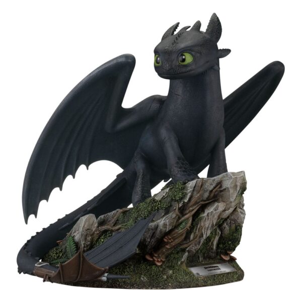 Dragons Master Craft Szobor Standing Toothless 31 cm